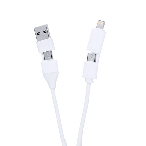 plateado Puerto USB Cargador Leony