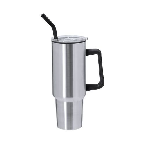 plateado Taza Térmica Lansin