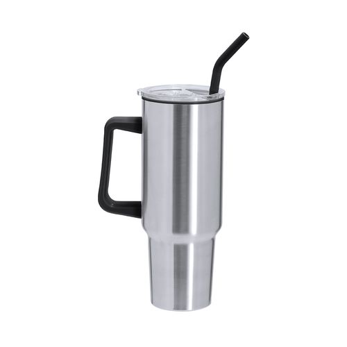 plateado Taza Térmica Lansin