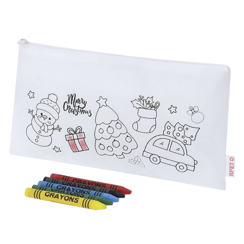 white Estuche Flemenk
