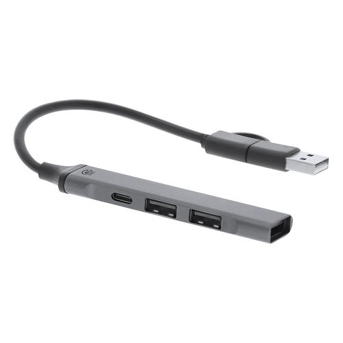 plateado Puerto USB Konery