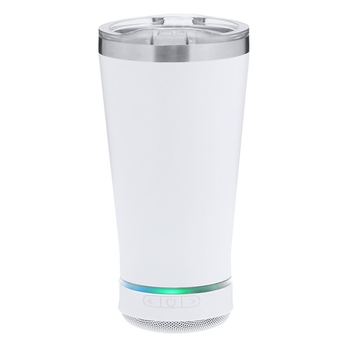 white Vaso Térmico Altavoz Tandix