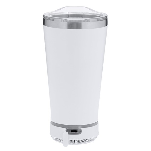 white Vaso Térmico Altavoz Tandix