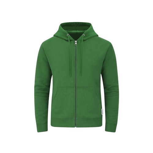 green Sudadera Adulto Capucha + Cremallera Walder