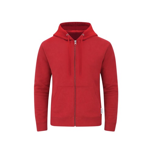 red Sudadera Adulto Capucha + Cremallera Walder