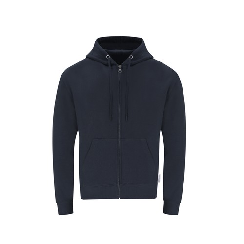 white Sudadera Adulto Capucha + Cremallera Walder