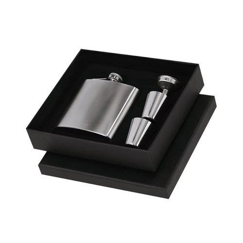 plateado Set Petaca Almaz