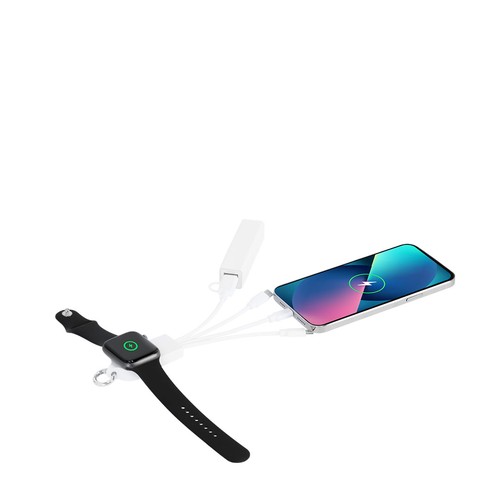 white Cable Cargador Krizia