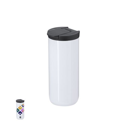 white Vaso Térmico Sublimación Lyrena