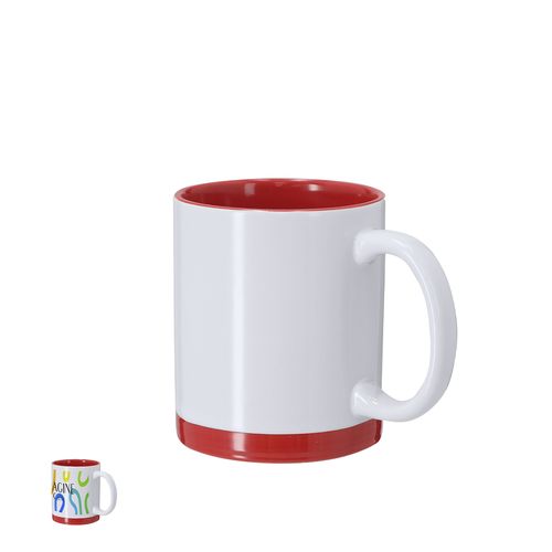 blue Taza Sublimación Rayar