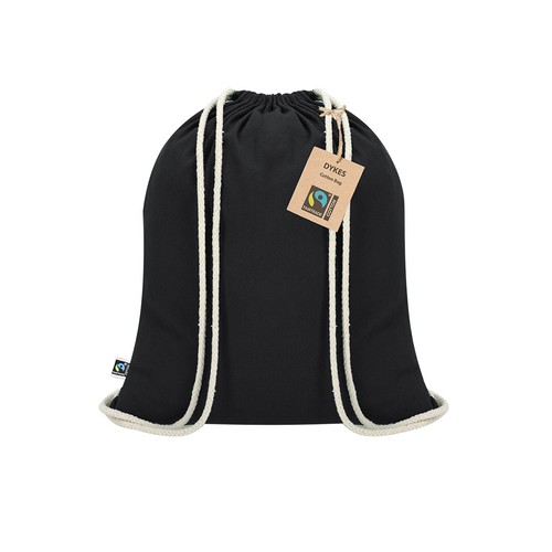 black Mochila Dykes Fairtrade