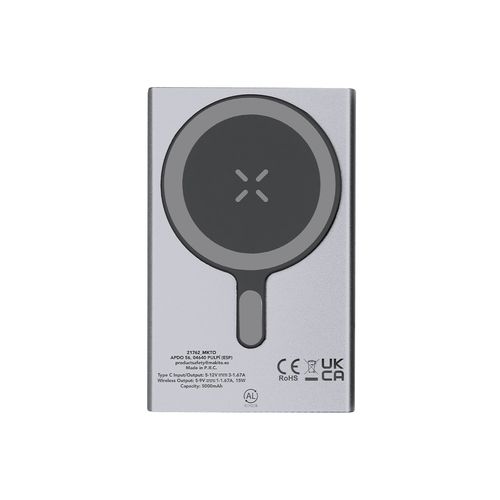 plateado Power Bank Bertex