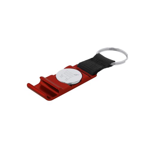 plateado Llavero Moneda Nevin