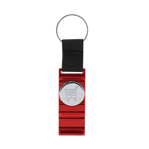 red Llavero Moneda Nevin