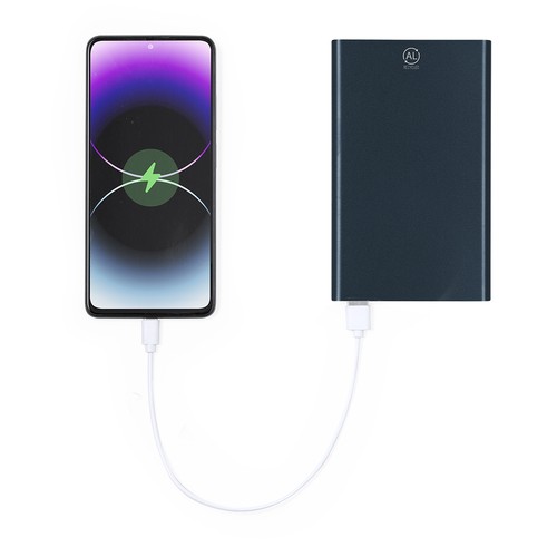 white Power Bank Backen