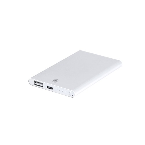 white Power Bank Backen