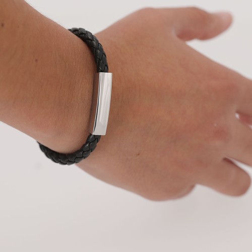 plateado Pulsera Karasef