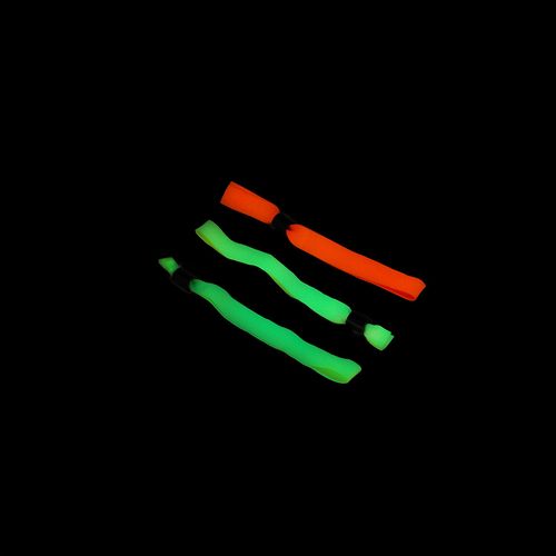 azul fluo Pulsera Fluorescente Clasmy