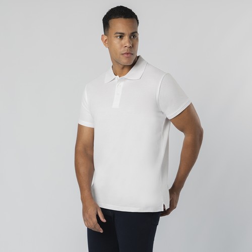 white Polo Adulto Blanco Chaplin
