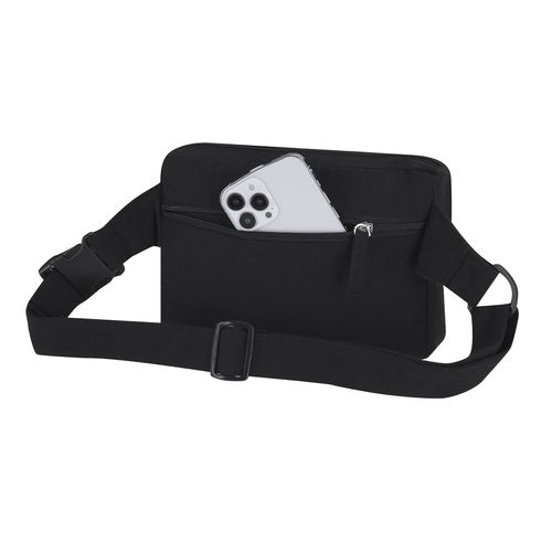 black Riñonera Bandolera Koban