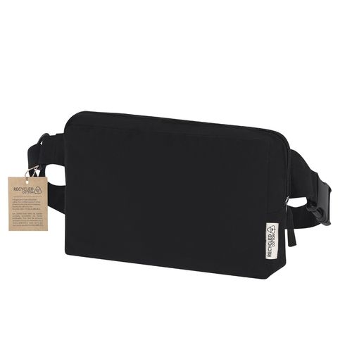 black Riñonera Bandolera Koban