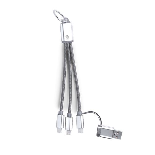 plateado Cable Cargador Bikoc