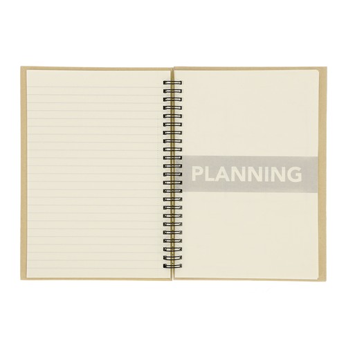 natural Libreta Planning Mensual Celik