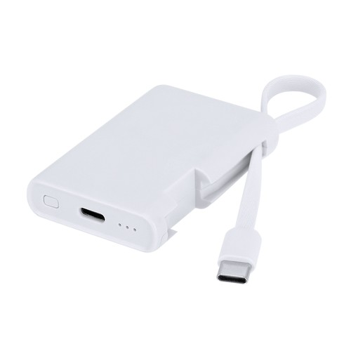 white Power Bank Brandin