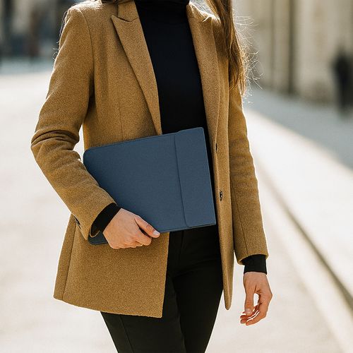 azul marino Funda Ordenador Portátil Multifunción Benrix