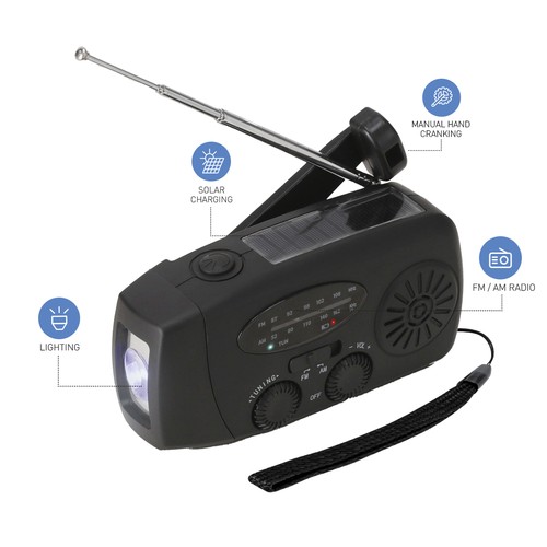 RADIO EMERGENCIA MULTIFUNCIÓN CARTNEY