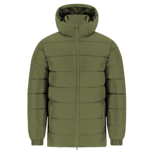 verde militar Parka Eren