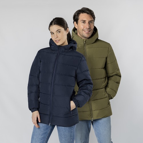 azul marino Parka Eren