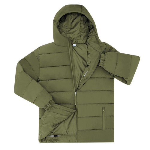 black Parka Niño Eren