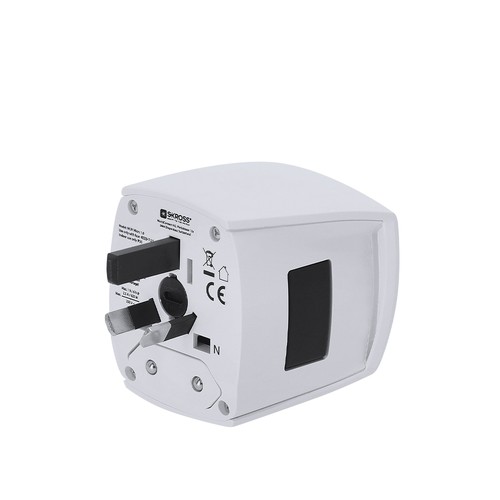 white Adaptador Viaje Universal Skross MUV MICRO