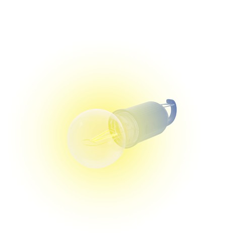 gray Lámpara Trapix