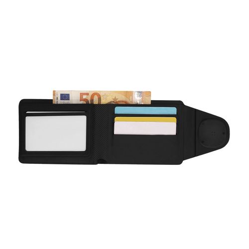 black Tarjetero Billetero Localizador Nairobix