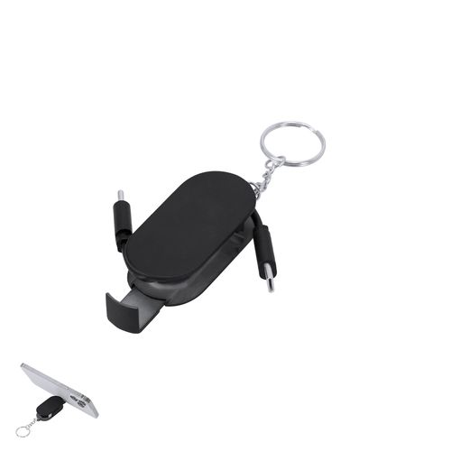 black Cable Cargador Multifunción Dintry