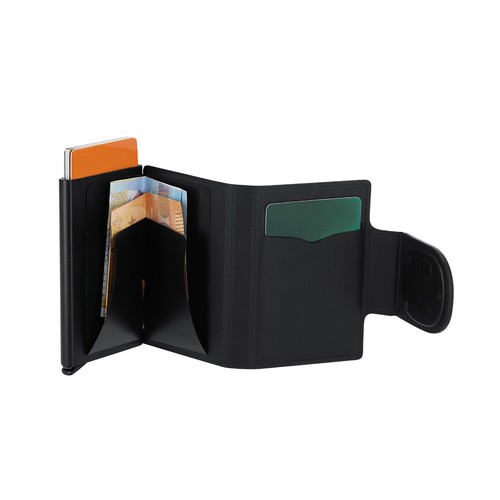 black Tarjetero Localizador Selkik