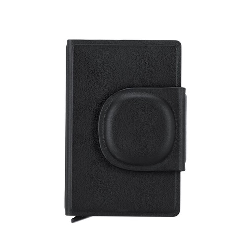 black Tarjetero Localizador Selkik