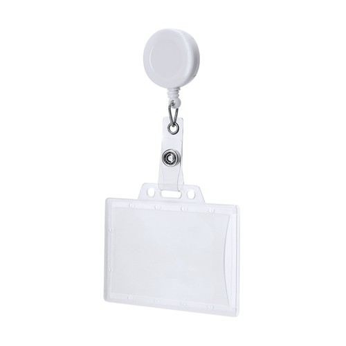 white Identificador Lanyard Blaires