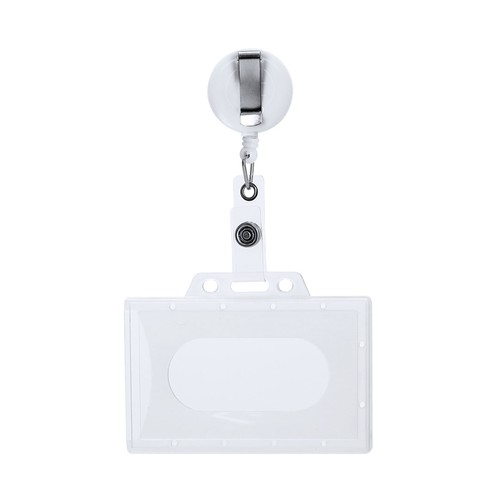 white Identificador Lanyard Blaires