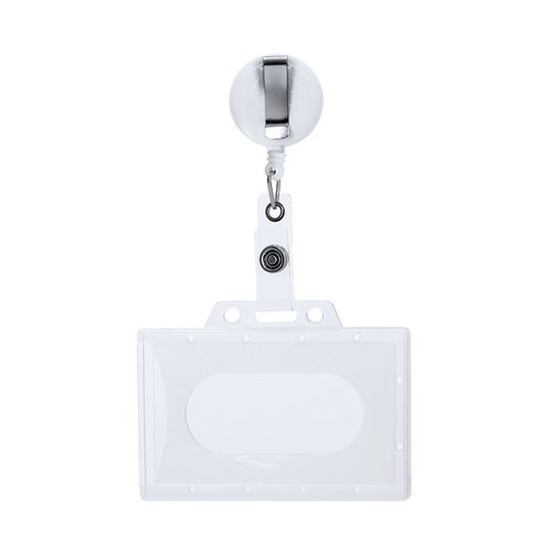 white Identificador Lanyard Blaires