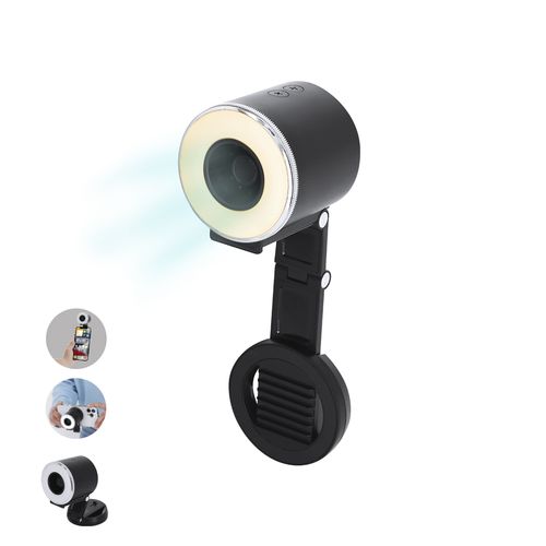 black Anillo de Luz Ventilador Tangix