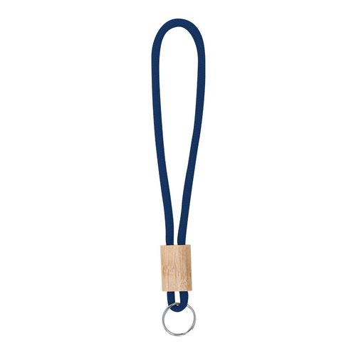 azul marino Llavero Walnut