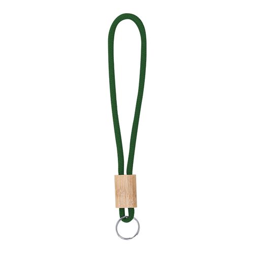 verde oscuro Llavero Walnut