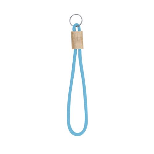 azul claro Llavero Walnut