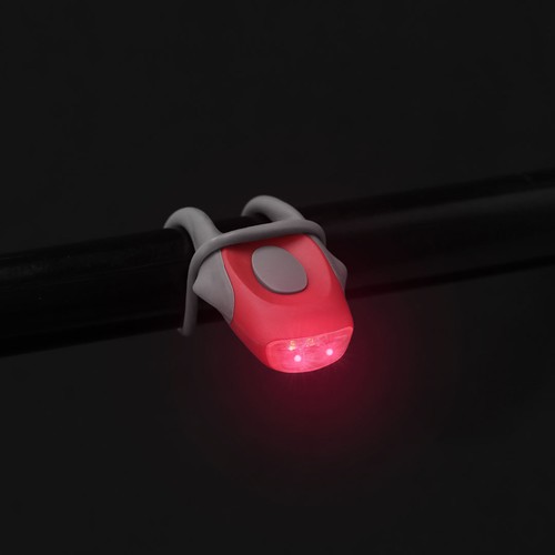 white Luz Seguridad Bici Norint