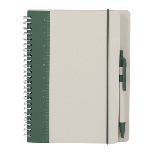 verde oscuro Libreta Kirax