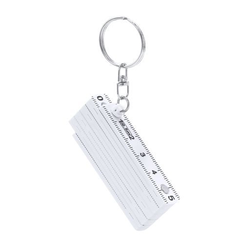 white Llavero Regla Qivan