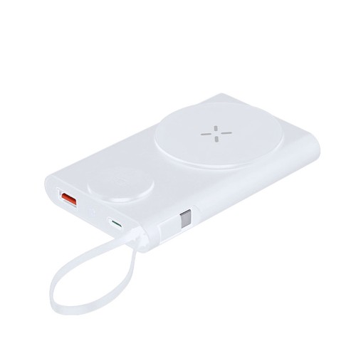 white Power Bank Barian